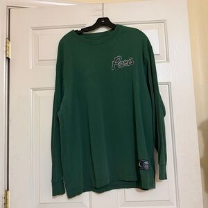 Nike Air Jordan X PSG Paris Saint Germain Green Long Sleeve T-Shirt Men's XL